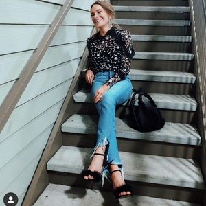 self portrait long sleeve top